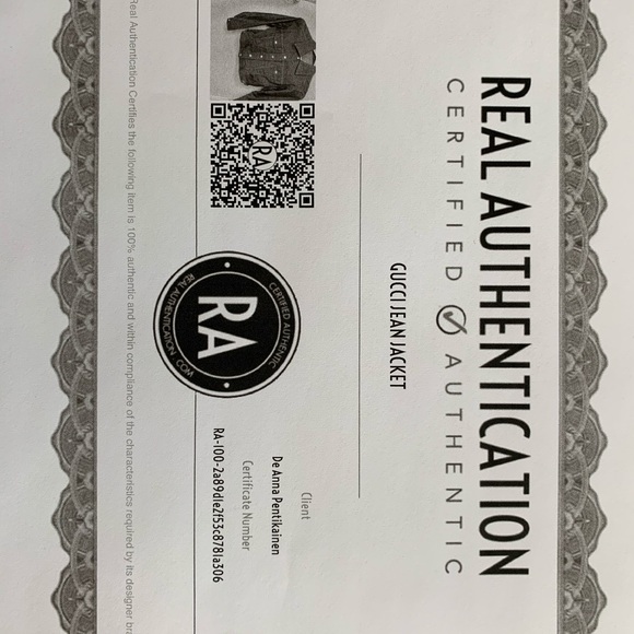 NEW Authentic Gucci Jean Jacket XS - Picture 4 of 8